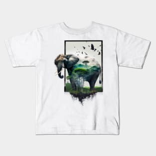 Save elephants Kids T-Shirt